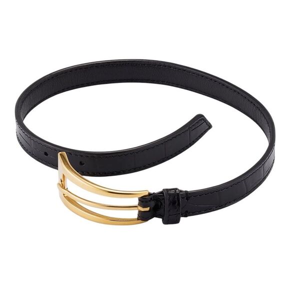 NWT YSL Buckle Belt Double Wrap Bracelet (Med) - Picture 3 of 4